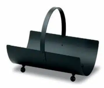 corbeille acier noire