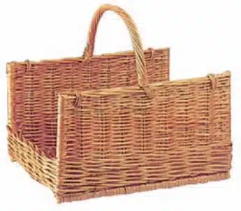 panier osier droit  L. 50