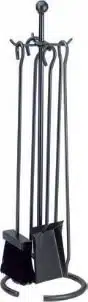 set 4 p.  acier brut