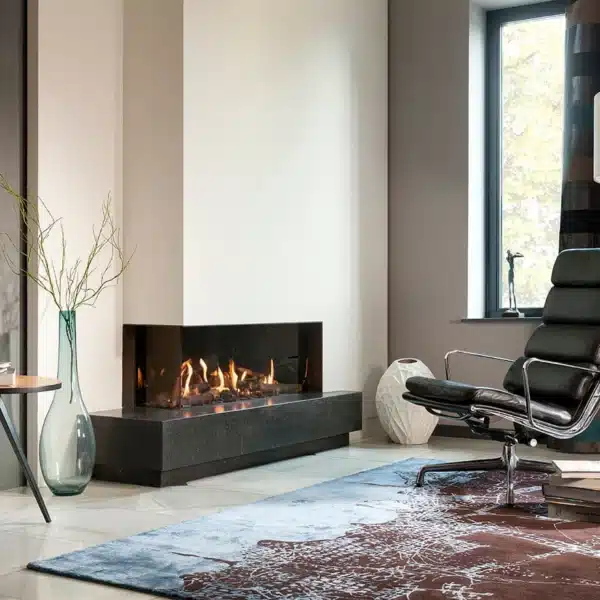 Foyer à gaz en coin - G105/37C