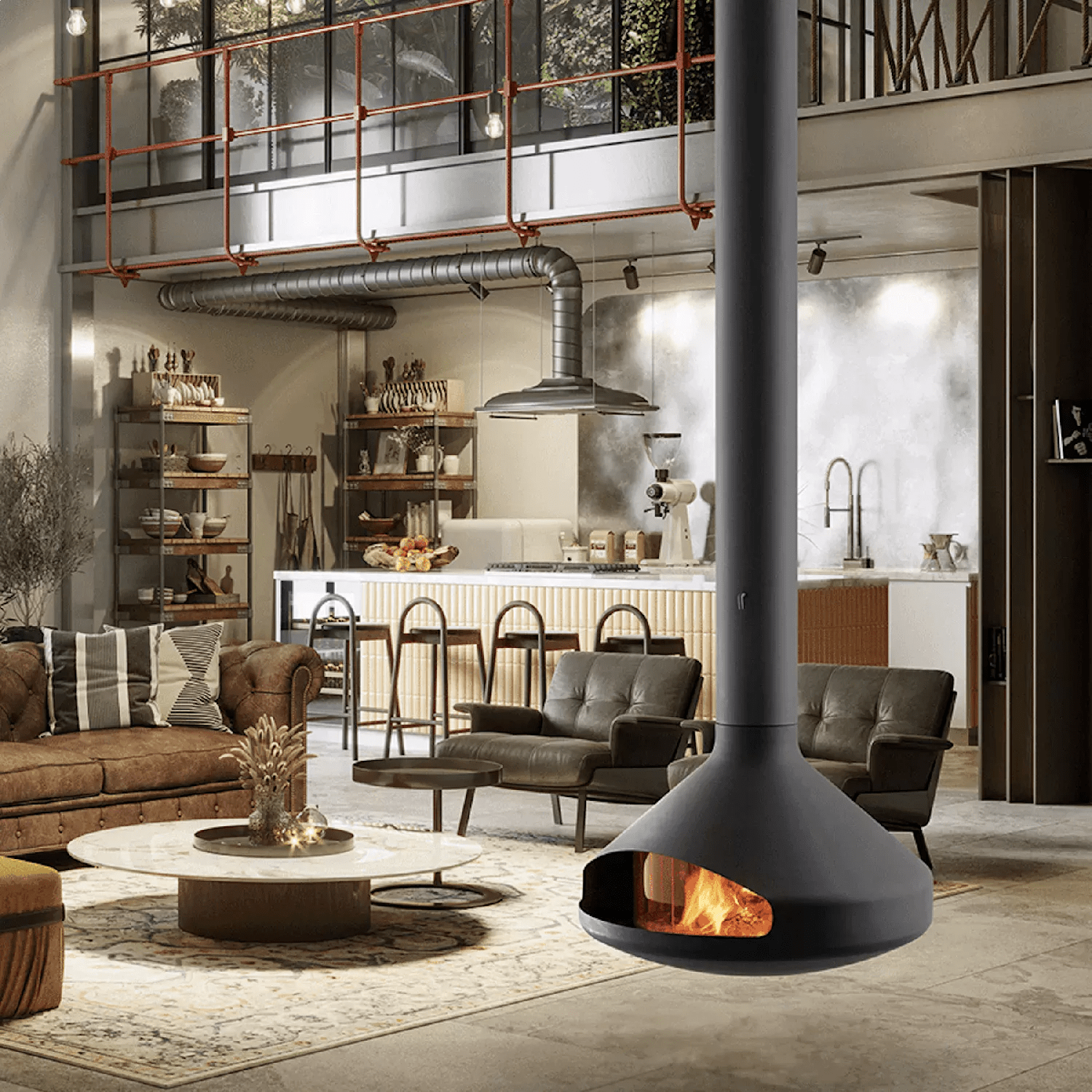 Ergofocus Vitré – Cheminée à bois