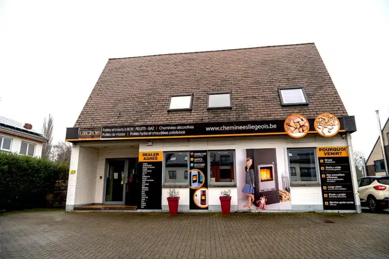 Magasin Cheminées Liégeois de Gembloux
